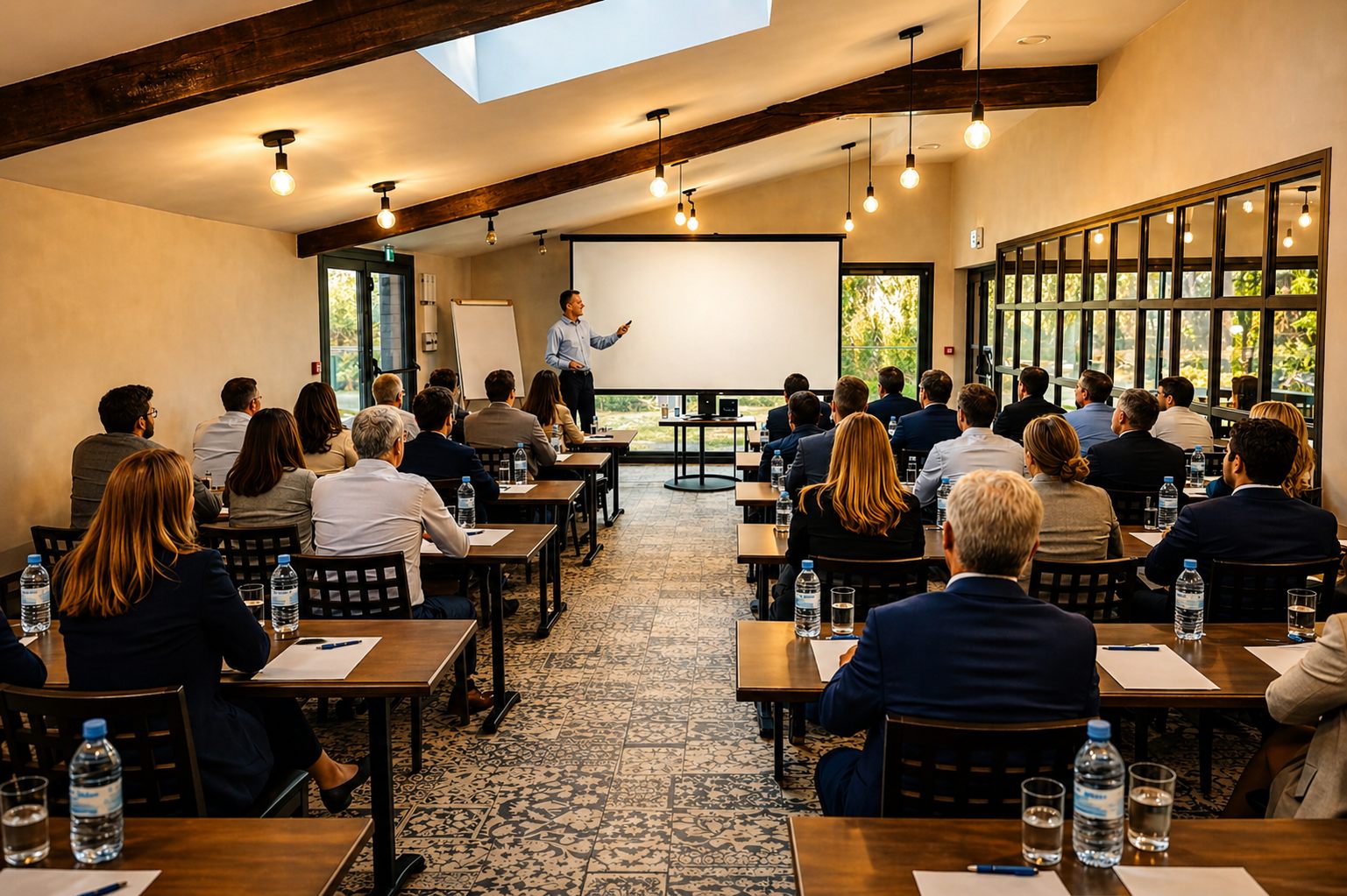 Salle de séminaire au domaine